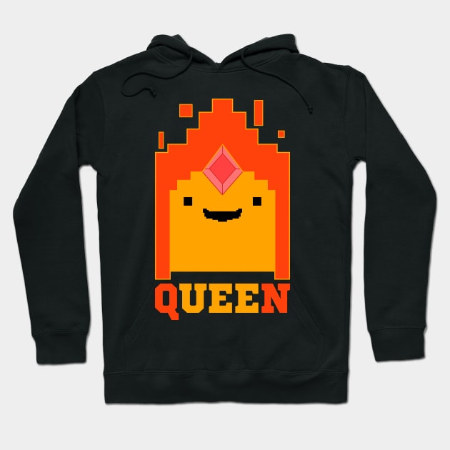 Flame princess. Queen Hoodie by Beautiful Designs Collection